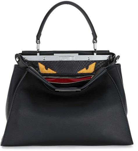 fendi peekaboo medium monster|fendi peekaboo suede.